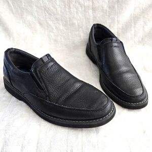 Nunn Bush Men's Black Moccasin Slip On Leather Loafer‎ Sz 8.5 Casual Granpacore
